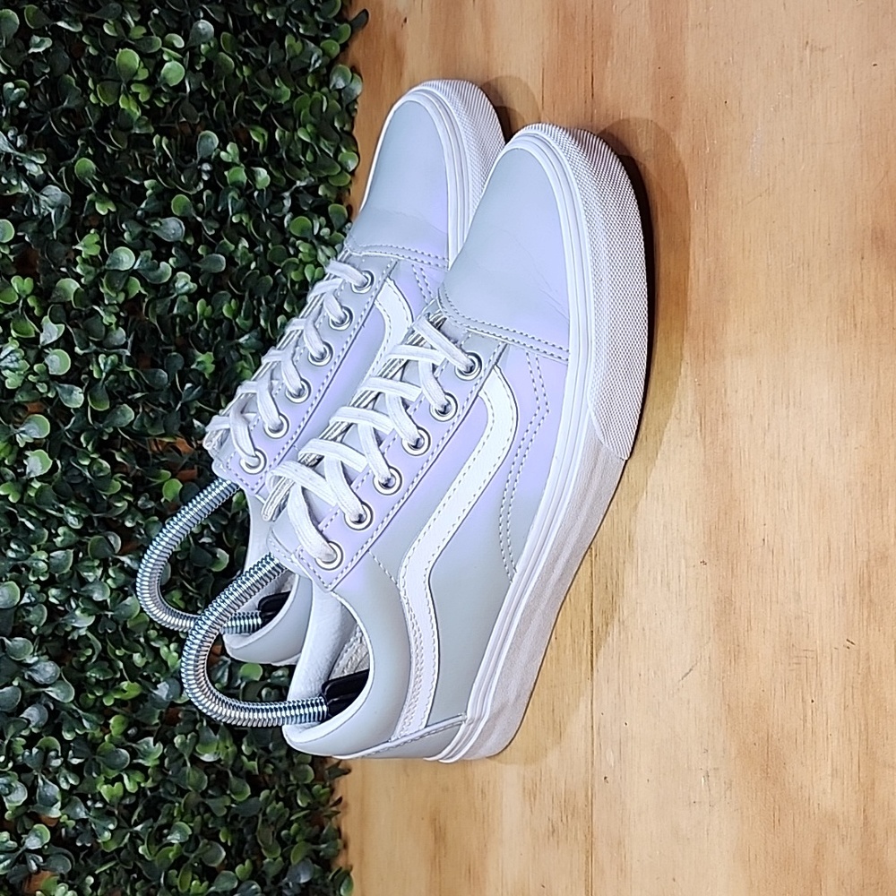 Vans Old Skool Iridescent Holographic Purple Silver Sneakers